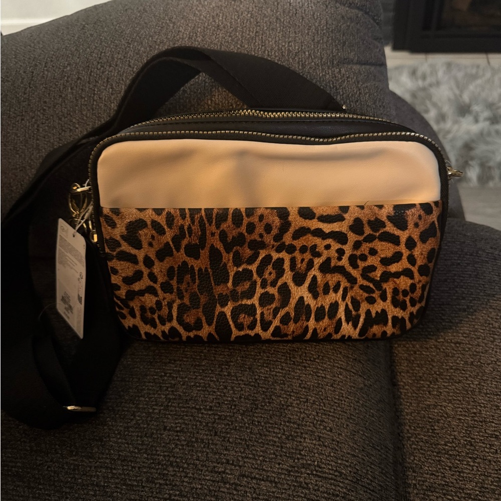 Leopard Print Crossbody Bag